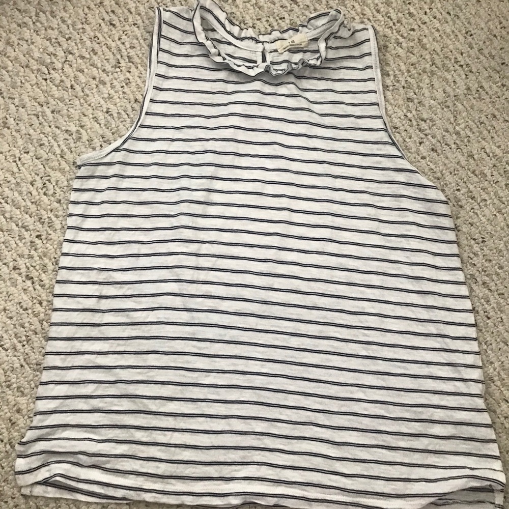 Anthropologie T. La Striped Tank Medium